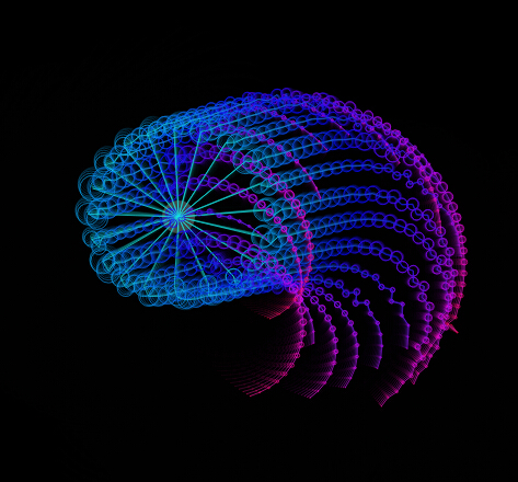 html5 canvas运动的水母动画特效